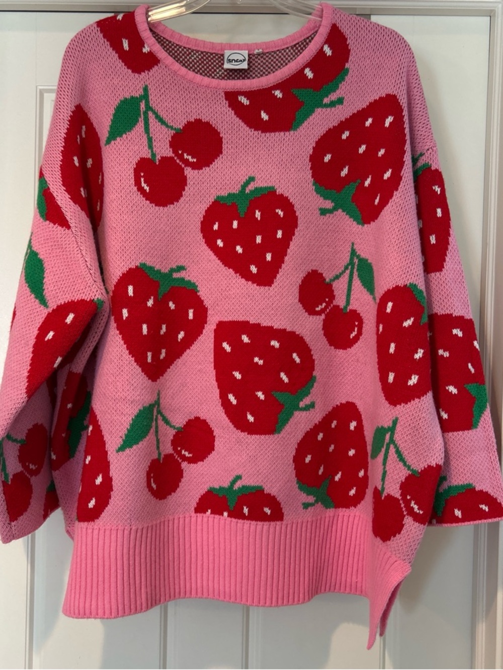 Snag Strawberry & Cherry Sweater